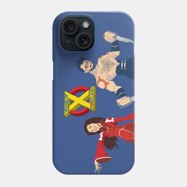 House of X Podcast Hosts by X_CERPTS Phone Case by Warpath_Dylan