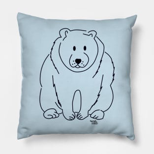 Arctic Animal - Ice bear Pillow