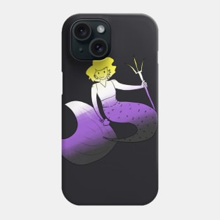 Enby mermaid Phone Case