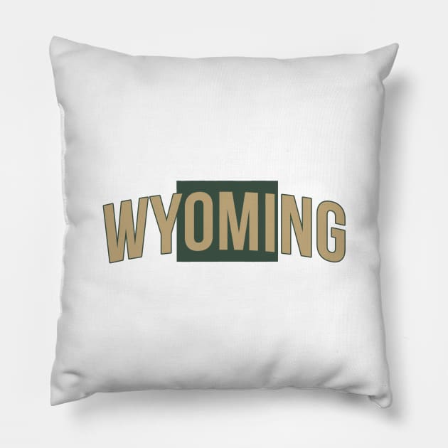 Wyoming State Pillow by Novel_Designs