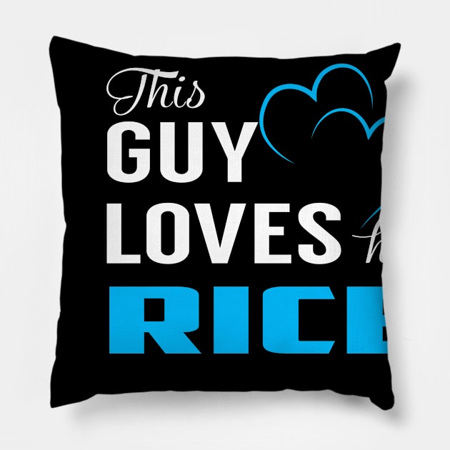 This Guy Loves His RICE Pillow by LorisStraubenf