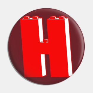 THE LETTER H Pin