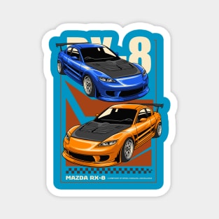 Dashing Mazda RX-8 Magnet