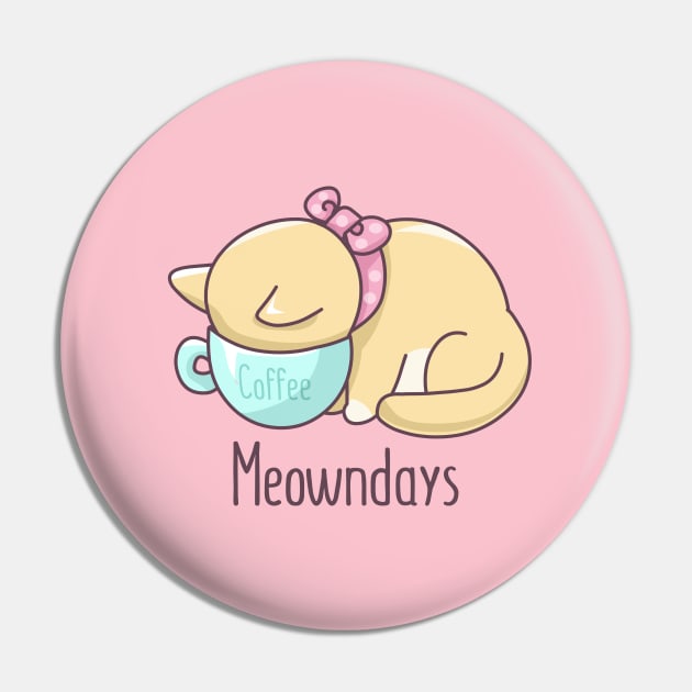 Monday Mood Pin by AnishaCreations