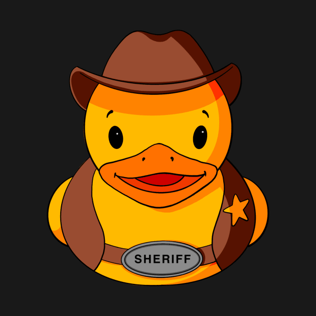 Sheriff Rubber Duck by Alisha Ober Designs