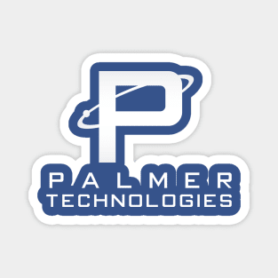 Palmer Tech - white - small Magnet