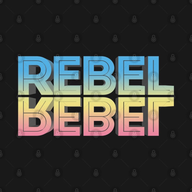 REBEL REBEL Glam Rock Design by DankFutura