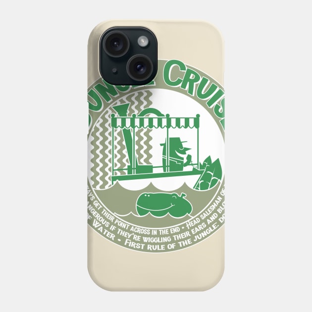 Jungle Cruise (green) Phone Case by brodiehbrockie