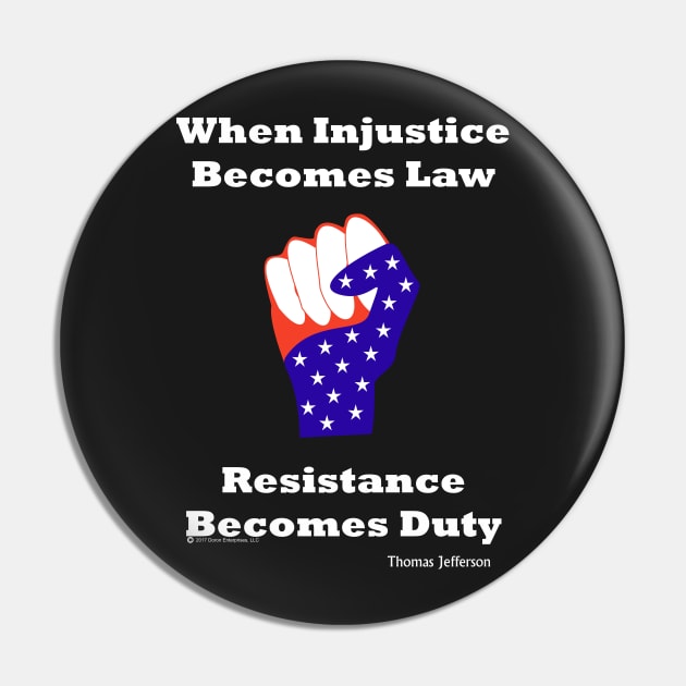 Justice Pin by BeAwesomeApparel