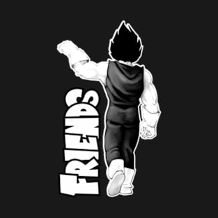 Couple Best Friends Vegeta T-Shirt