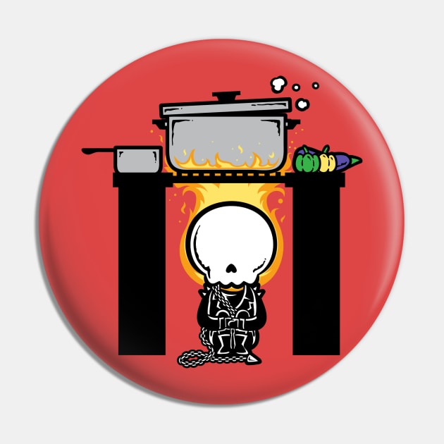 Part Time Job - Restaurant Kitchen Pin by flyingmouse365