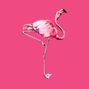 Watercolor Flamingo 2 T-Shirt