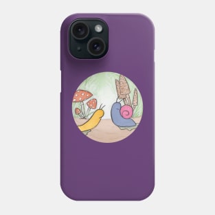 Snail and Slug Phone Case