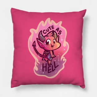 Cute as Hell! Pillow