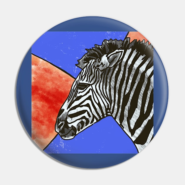 Zebra Pin by shehitsback