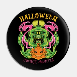 Halloween Zombie Monster Pin