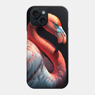 Beach Tropical Flamingo Wall Art Phone Case