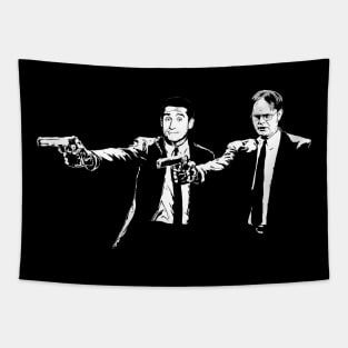 The Office US Dwight Michael Banksy Pulp Fiction Tapestry