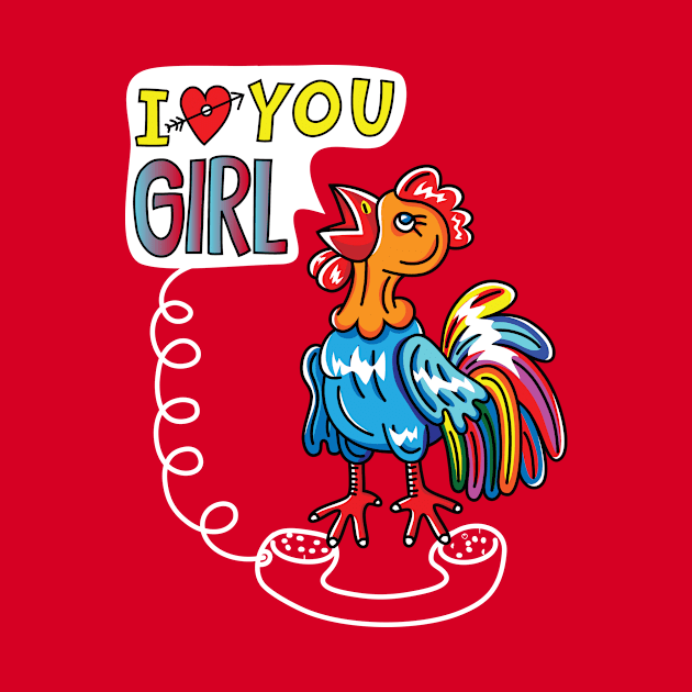 Rooster Call You Girl by martinussumbaji