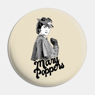 Mary Poppers 80s style classic Pin