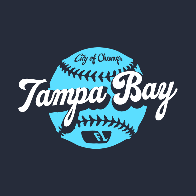 Tampa Bay Baseball by Throwzack