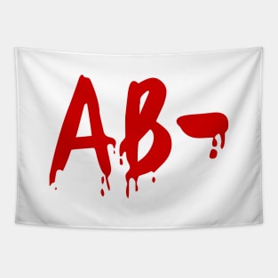 Blood Group AB- Negative #Horror Hospital Tapestry