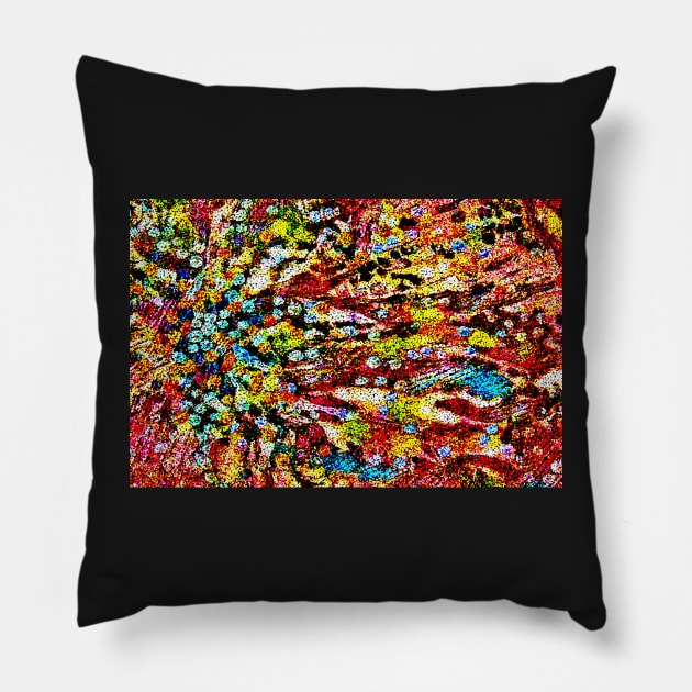 Stocksom Colour Burst 1 Pillow by stocksomart