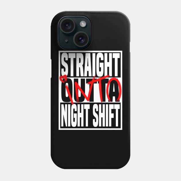 Carer Night Shift Carer For The Elderly Phone Case by Monstershirts