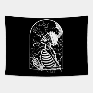 Electro skull Tapestry