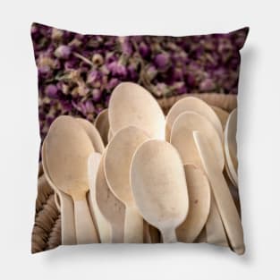 Wooden Spoons Pillow