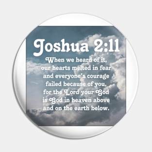 Joshua 2:11 Pin