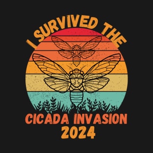 I survived the cicada invasion 2024 T-Shirt