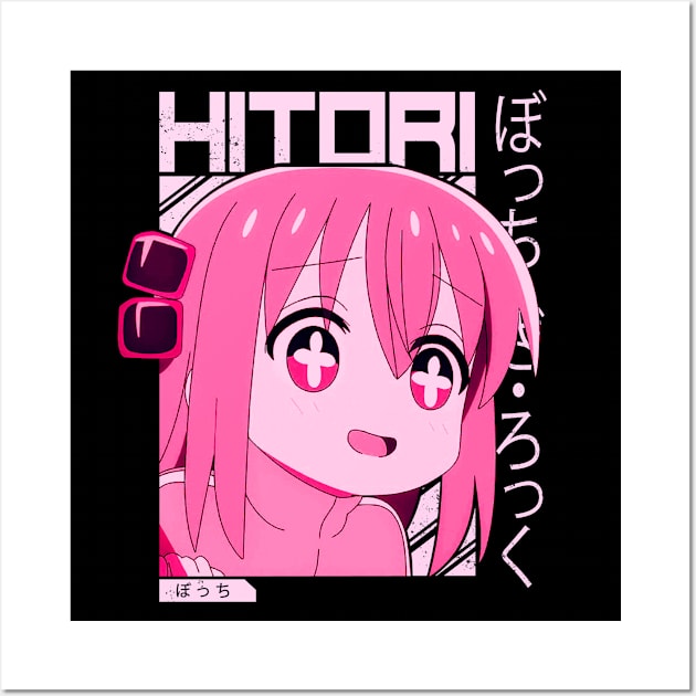 Hitori Bocchi the Rock' Poster, picture, metal print, paint by The Artz