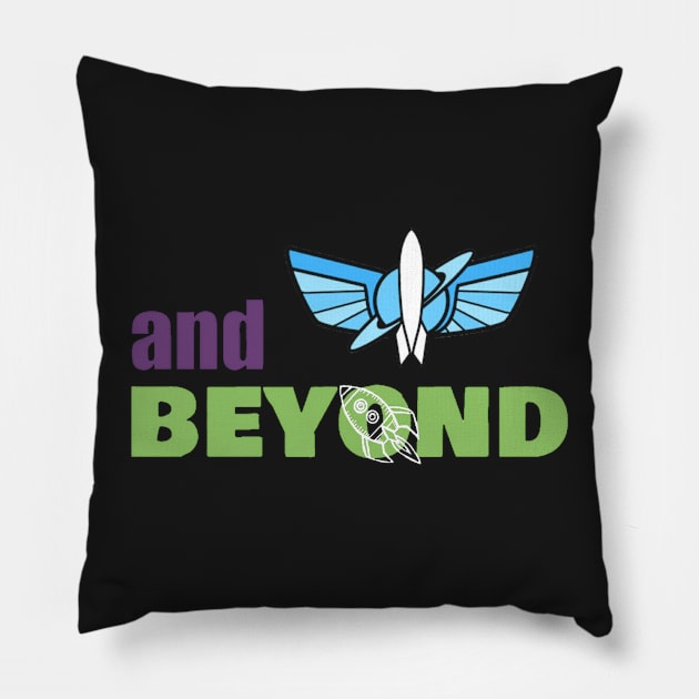 And Beyond BFF Pillow by Musiclovingmk