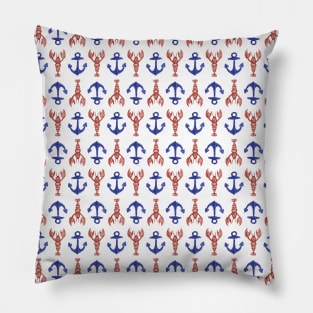 Lobsters & Anchors Pillow