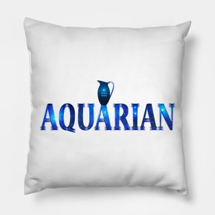 Aquarian Shirt Design Pillow