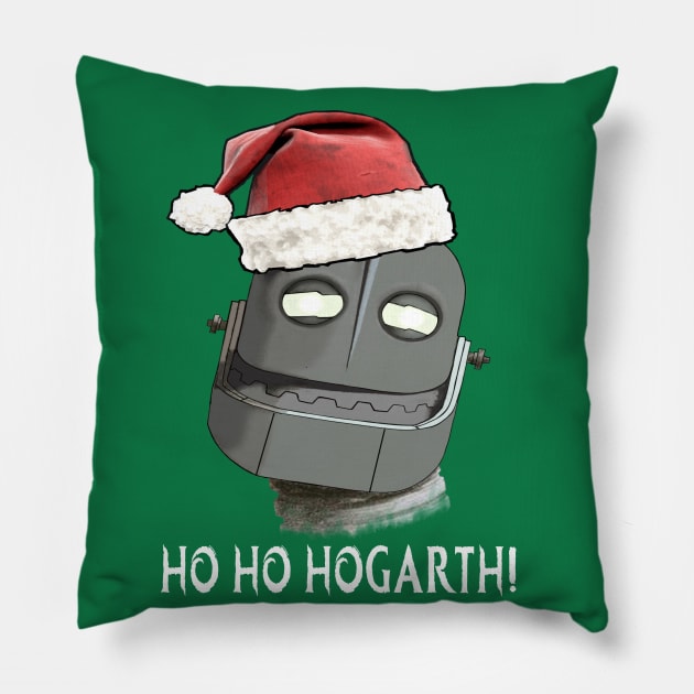 Ho Ho Hogarth Pillow by DistractedGeek