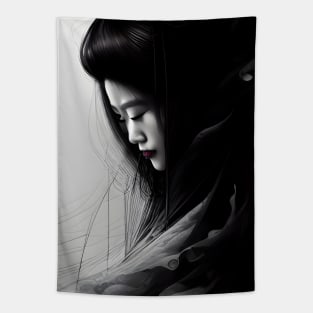 Portrait of a Geisha Tapestry