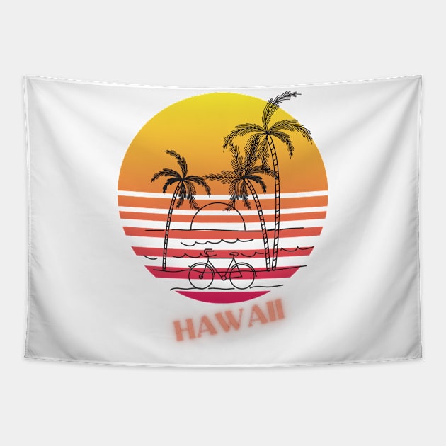 Hawaii Beach Tapestry by DesignArtsShop