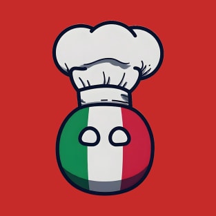 Polandball Chef Italy Countryball T-Shirt