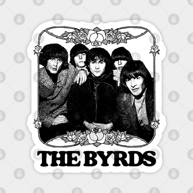 The Byrds • • Retro Style Fan Art Design Magnet by unknown_pleasures