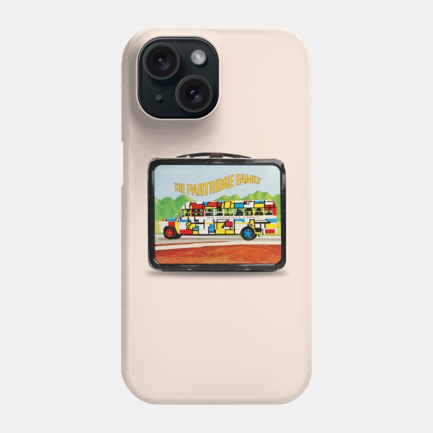 Partridge Family Lunch Box - The Bus Phone Case by offsetvinylfilm