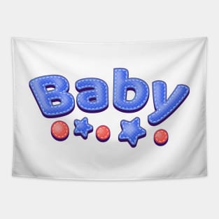 ABDL BABY patch design Tapestry