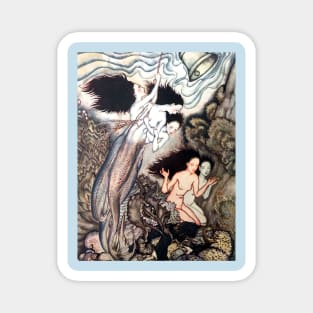 Full Fathom Five - The Tempest, Arthur Rackham Magnet