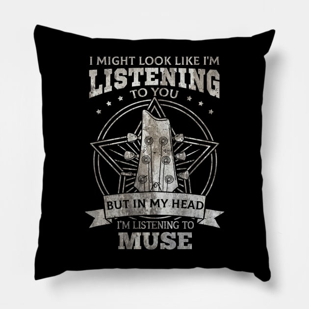 Muse Music Quotes Pillow by Astraxxx