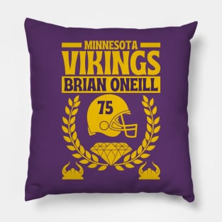 Minnesota Vikings Brian Oneill 75 Edition 2 Pillow