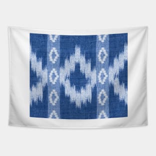 Rhombus Shibori (denim blue) Tapestry