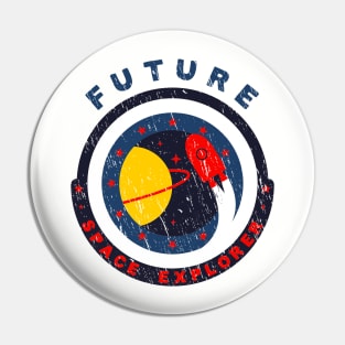 Future Space Explorer / Astronaut Patch Pin