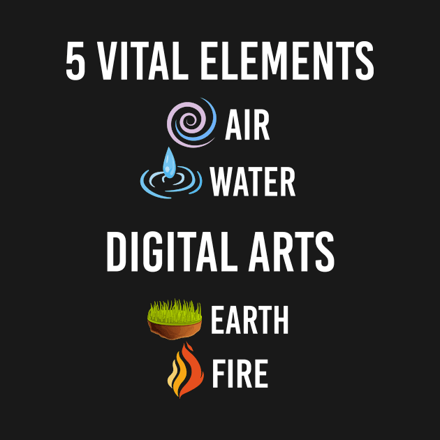 5 Elements Digital Arts by Happy Life