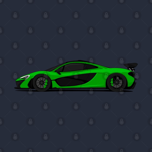 MCLAREN P1 GREEN by VENZ0LIC